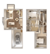 Whitney Place 2A Floor Plan Whitney Place 2A Floor Plan